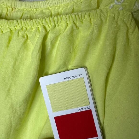 NWT Jennifer Grace Lime Eyelet Embroidered Cotton Tank – Size L - Picture 11 of 13